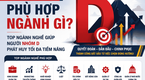Người Nhóm D Phù Hợp Ngành Gì? Top Ngành Nghề Giúp Người Nhóm D Phát Huy Tối Đa Tiềm Năng