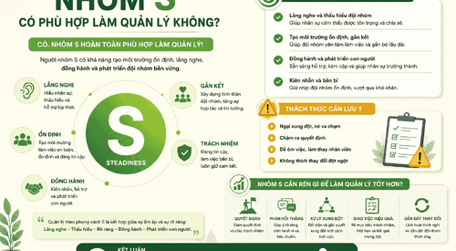 Nhóm S có phù hợp làm quản lý không?