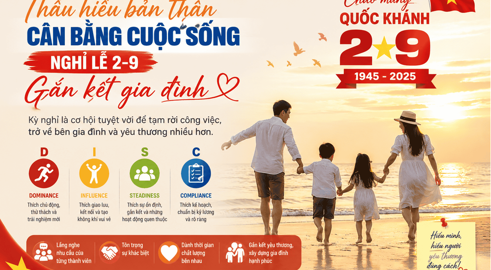 Thấu hiểu bản thân dịp nghỉ lễ 2-9 cùng gia đình