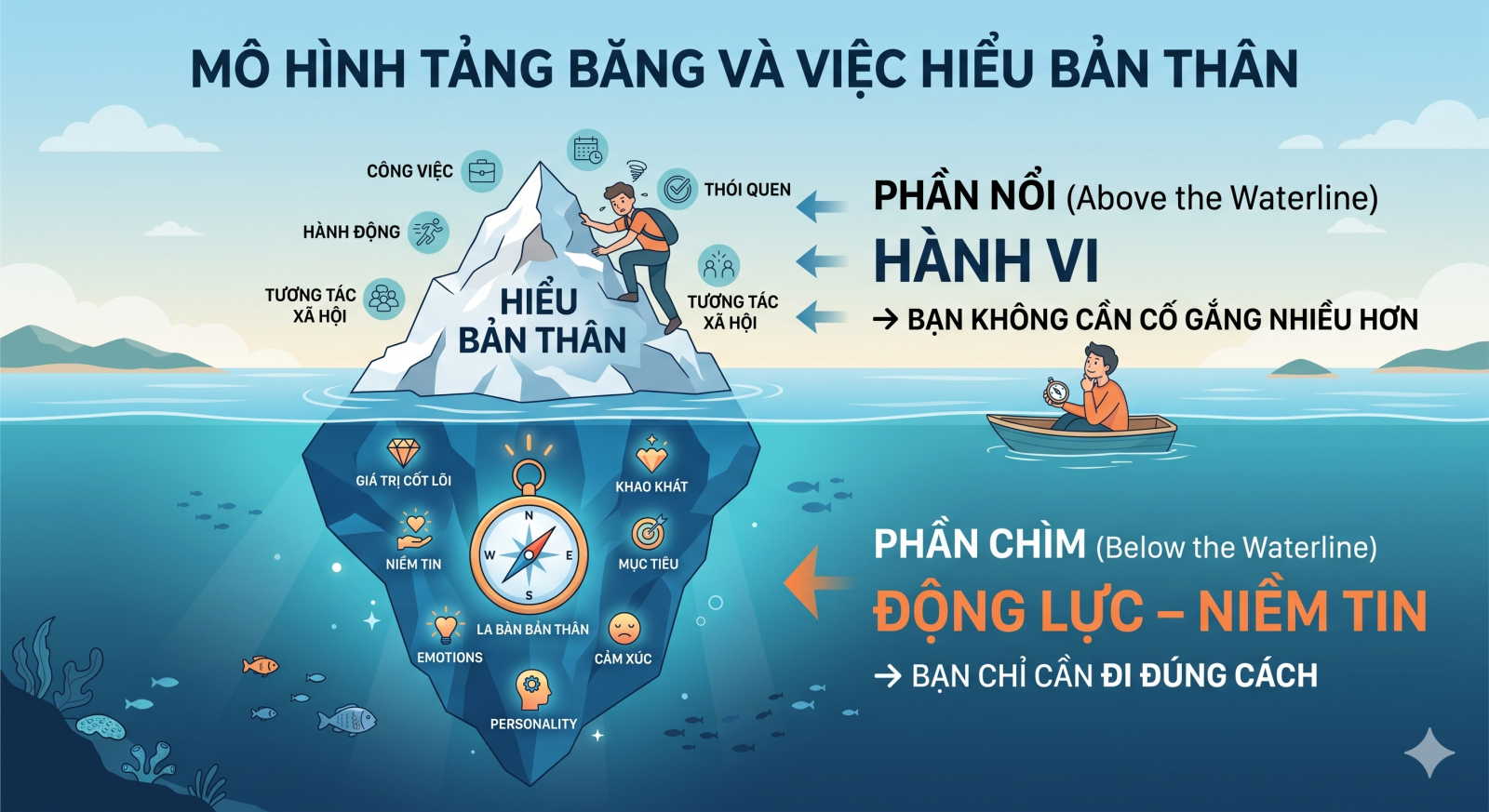 Vì sao làm disc test - mô hình tảng băng thấu hiểu hành vi